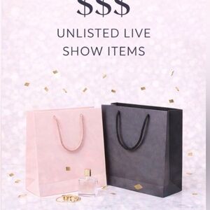 Unlisted live show item’s